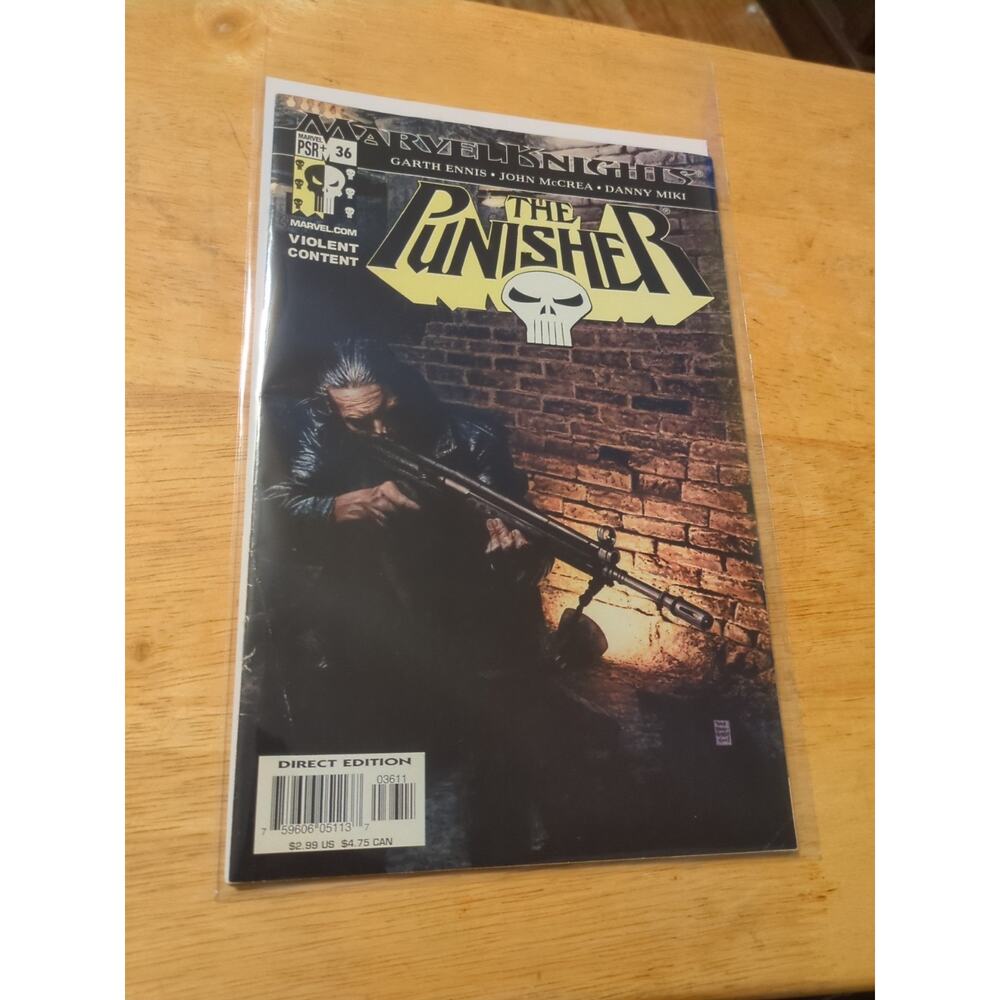 Marvel The Punisher #36 Comic Book Single Issue Ennis McCrea Miki